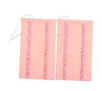 TOYANDONA 2pcs Felt Drumstick Storage Bag Folding Organizer for Karate Belt Wall Display Portable Sticks Holder Multi-use Mallet Carrier
