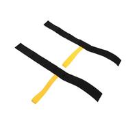 TOYANDONA 2pcs Fin Leash Straps Quick Release Diving Fin Tethers High Visibility Yellow Scuba Swimming Bodyboarding Accessories for Secure Fit and Easy Spotting