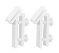 TOYANDONA 2pcs Fish Tank Hose Holder Clip for Water Pipe Clamp with Tangle Prevention, Abs Material, Universal Fit for Garden Irrigation and Water Change, Household Use