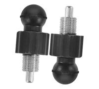 TOYANDONA 2pcs Fitness Device Reset Pin Fitness Equipment Pull Pin Knob Spare Part for Plastic Black