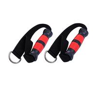 TOYANDONA 2Pcs Fitness Handles Heavy Duty Cable Machine Attachments for Resistance Bands Ergonomic Design for Comfortable Pull Downs for Home Gym Exercise Equipment