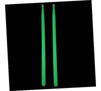 TOYANDONA 2pcs Fluorescent Green Nylon Drumsticks 5a Luminous Drum Hammers for Percussion Instruments, Practical LED Light up Drumsticks Suitable for Stage Performance and Practice