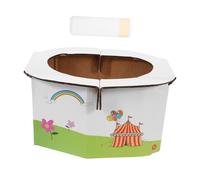 TOYANDONA 2pcs Foldable Paper Toilet Portable Folding Travel Potty for Toddlers Folding Toilet for Camping and Travel Use