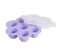 TOYANDONA 2pcs Food Storage Containers Lids Reusable Silicone Food Storage Box Freezer Tray Microwave Oven Safe Compartment Hard Plastic Lid