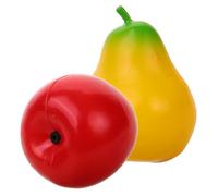 TOYANDONA 2pcs Fruit Shaped Percussion Instrument for Boys and Girls Maraca Shaker Toys for Early Music Education Develop Hearing and Cognitive Skills Boys and Girls