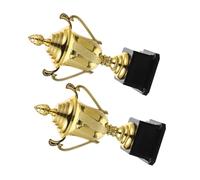 TOYANDONA 2pcs Gold Plastic Multi-function Trophy for Winners Portable Award Prizes for School Sports Competitions Talent Shows Party Rewards and Bright Finish