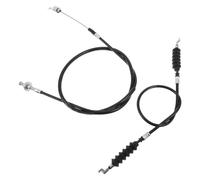 TOYANDONA 2pcs Golf Cart Throttle Cable Assembly Abrasion-resistant Flexible Replacement for Pedal and Carburetor Connection Compatible Long Throttle Cable Cart Configurations