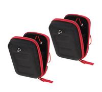 TOYANDONA 2pcs Golf Rangefinder Pouch with Red Zipper Small Outdoor Protection Storage Bag for Golf Equipment and Hiking Carry Case