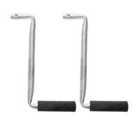 TOYANDONA 2Pcs Greenhouse Plastic Roller Crank Handles, Rotatable Folding Hand Cranks for Roll Up Sides, Manual Window Awning Puller Replacement Accessories for Garden Patio