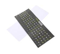 TOYANDONA 2pcs Guitar Scale Sticker Fretboard Decals Guitar Practicing Sticker for Beginners Learning Chord