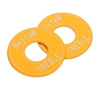 TOYANDONA 2pcs Guitar Switch Spacers Metal Washers for Toggle Switch Rhythm Treble Gold Electric Guitar Parts Ring Plate Washer Gaskets