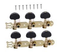TOYANDONA 2pcs Guitar Tuners Stringed Instrument Tuning Fully Enclosed Tuning Easy to Use Decorative Black