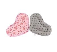 TOYANDONA 2pcs Hamster Warm Nest Pad and Small Pet Winter Bed Cushion Soft Fleece Sleeping Mat for Hamsters Guinea Pigs Indoor Cozy Rest Habitat