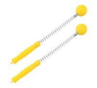 TOYANDONA 2pcs Handheld Body Massage Hammer with Golf Spring Ball for Deep Tissue Massage and Improved, Portable Muscle Massager for Shoulder and Back Relief at Home After Long Hours