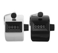 TOYANDONA 2pcs Handheld Click Counter with Easy One-hand Operation and Compact Plastic Design, Portable Number Counter for Baseball Scorekeeping and Sports Events