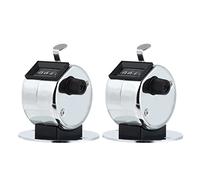 TOYANDONA 2Pcs Handheld Tally Counters Metal Manual Counters with Digital Display for Students and Event Counting Maximum Durable Design