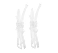 TOYANDONA 2pcs Heat Shrink Tubing for Shoelace Tips Protector, Pe Material, Solid Closure Prevents Unraveling, Plastic Shoe Lace Ends Caps for DIY Repair