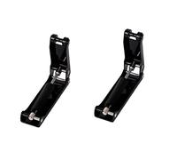 TOYANDONA 2pcs Hydraulic Pressure Piano Slow Fall Device Metal Piano Fallboard Decelerator Slow Closing Device in Black Accessories