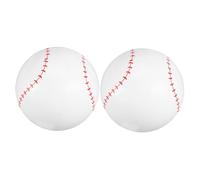TOYANDONA 2pcs Inflatable Baseball Beach Balls Durable PVC Water Sports Balls for Pool and Outdoor Fun Lightweight Versatile Inflatable for All Ages for Throwing Catching Bouncing Activities