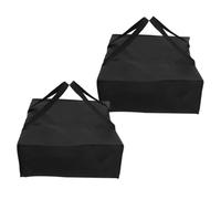 TOYANDONA 2pcs Insulated Bag for Pizza Food Warmer Bag Cooler Heating Function for Groceries and Travel