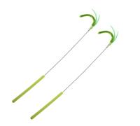 TOYANDONA 2pcs Interactive Cat Toys Dog Tail Grass Teaser Wand Cat Toy Kitten Puzzle for Active Playful