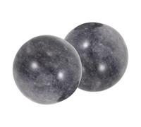 TOYANDONA 2pcs Jade Exercise Balls 25mm Weighted Stone Grip Strength Trainer for Travel and Finger Exercises with Elegant Marble Patterns Supporting Fitness Goals and Precision Grip Training