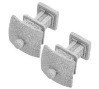 TOYANDONA 2pcs Japanese Miniature Stone Lantern Pagoda Statues, Small Curved Zen Garden Pavilion Models for Aquarium and Home Decoration, Mini Pagoda Garden Sculptures