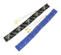 TOYANDONA 2pcs Japanese Sword Carrying Bag Silk Martial Arts Gear Bags with Stable Protection Lightweight and Soft Storage Case for Kung Fu Training and Performances Fits Various Sword Types