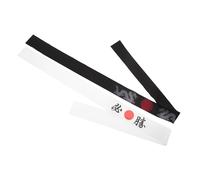 TOYANDONA 2pcs Japanese Warrior Headband with Traditional Print, Hairband | Classic Style, Karate Elements, Soft Shape Retention, for Outdoor Sports and Daily Casual Wear