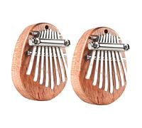 TOYANDONA 2pcs Kalimba Thumb Piano Key Portable Finger Piano for Beginners Compact Design for and Storage Musical All Ages