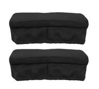 TOYANDONA 2pcs Knee Scooter Pad Cushion Covers with Memory Foam, Polyester Material, Secure Fit and Removable Cover for Knee Roller, Suitable for Hospital and Home Use