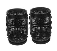 TOYANDONA 2pcs Large Capacity Fishing Cage for Live Bait and Fish with Sturdy Bottom Structure, Plastic Material, for Rivers and Ponds, Efficient Fish Collection and Escape Prevention