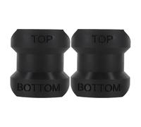 TOYANDONA 2pcs Leak Proof Liquid Transfer Connector for Lotion and Soap Bottles, Reusable Refill Funnel Tool, Black, Suitable for Shampoo and Conditioner Bottle Filling