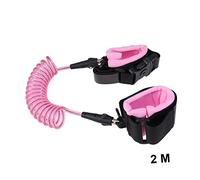 TOYANDONA 2PCS Lost Wristband with Lockable Rotating Head Pink Safety Strap for Durable Prevent Lost Bracelet for Supermarkets Crowded Places