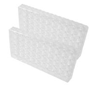 TOYANDONA 2pcs Lucky Draw Balls Storage Case with Lid and Grid Compartment, Plastic Raffle Ball Organizer for Easy Sorting and Labeling, for Charity Voting Games and Gatherings