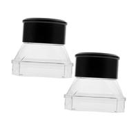 TOYANDONA 2Pcs Magnifier Viewer Outdoor Insect Case Catching Tool for Plastic Observation Box for Live Bugs Flowers Leaves Coins Easy to Clean Educational