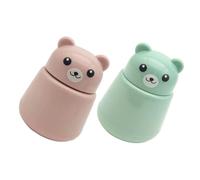 TOYANDONA 2Pcs Manual Pill Grinders Household Medicine Crushers Portable Abs Tablets Crushers for Home Use with Bear Shape Design and Lightweight Tablets Pulverizers for Easy Medication