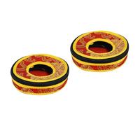 TOYANDONA 2pcs Meditation Bell Container Tibetan Bell Storage Box for Temple Case Sleeve for Meditation Rin and Cymbals Holder