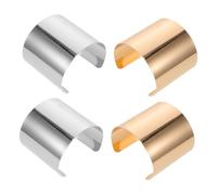 TOYANDONA 2pcs Metal Opening Bracelet Grooved Wrist Jewelry Grooved Wide Cuff Cuff Bangle Punk Geometric Bracelet Bangle Arm Wrist Wrap