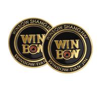 TOYANDONA 2pcs Metal Poker Card Guards for Poker Game with Decorative Flair Table Game Accessories