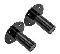 TOYANDONA 2pcs Metal Speaker Bracket Supports with Stable Tray Design Speaker Amplifier Stands for Secure Placement and Reliable Performance