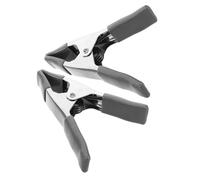 TOYANDONA 2pcs Metal Spring Clamps Strong Grip Outdoor Tent Clips Weather Resistant A Shaped Design for Woodworking Projects Photography Backdrop Stability Camping Tasks