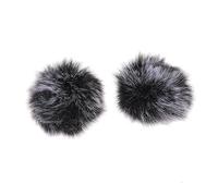 TOYANDONA 2Pcs Mic Sleeve Splash Microphone Protector for Ktv Recording Studios and Home Use High Density Wind Noise Absorption Easy to Install and Remove