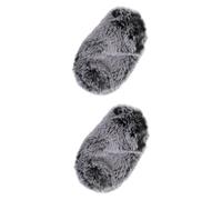 TOYANDONA 2pcs Mic Wind Muff Artificial Windscreen Microphone Cover Noise Protection Replacement for Lost Broken Fit