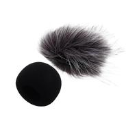 TOYANDONA 2pcs Microphone Windscreen Muff Cover for Zoom Furry Wind Muff Sponge inside Reusable Windscreen for Recording Microphone