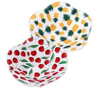TOYANDONA 2pcs Microwave Bowl Holders Heat-resistant Plate Huggers Soft Polyester Cotton Insulated Hot Plate Grippers for Kitchen Safe Hand Protection and Temperature Maintenance