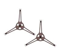 TOYANDONA 2pcs Microwave Turntable Rotating Base with Three Small Wheels Stable Plastic Replacement Stand for Microwave Glass Tray and Turntable Motor Connection Random Color