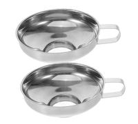 TOYANDONA 2pcs Mini Stainless Steel Wide Mouth Funnels Urn Filling Ashes Dispensing Tool Cremation Jewelry Keepsake Suitable for Pendant and Pet Ashes Refilling