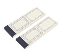 TOYANDONA 2pcs Mini Writing Notepad Portable Paper Memo Pad Personal Writing Notebook for Office and Home Use with Compact Size for Teachers and Bosses