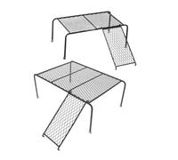 TOYANDONA 2pcs Multi-functional Chicken Cage Table with Ladder for Feeding Drinking and Play Platform for Pets Stain-resistant and Easy to Clean Suitable for Chickens and Small Animals